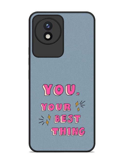 Self-Love Sparkles Glossy Soft Edge Case for Vivo Y02 Chachhi