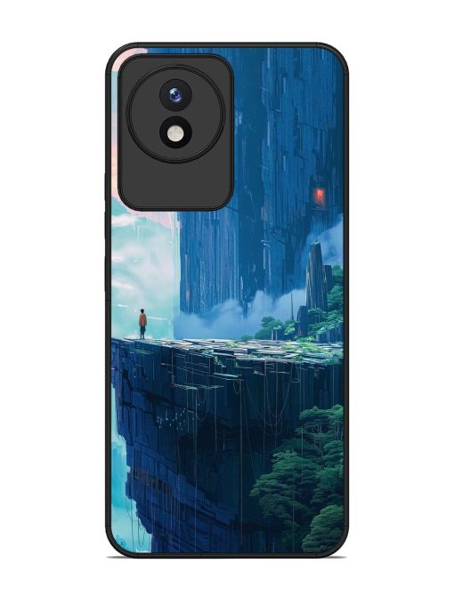 Solitude In The Sky Glossy Soft Edge Case for Vivo Y02 Chachhi