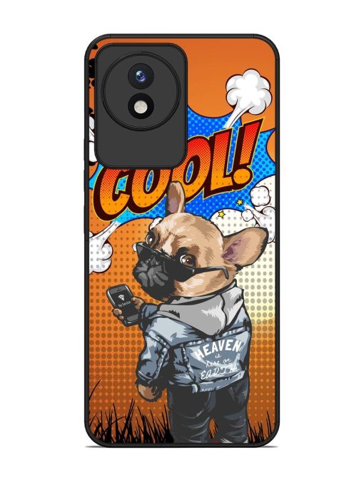 Cool Pup Glossy Soft Edge Case for Vivo Y02 Chachhi