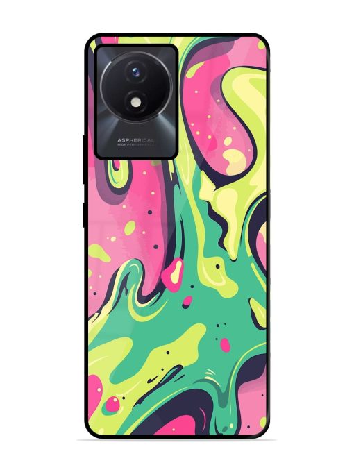 Gooey Grooves Glossy Soft Edge Case for Vivo Y02T Chachhi