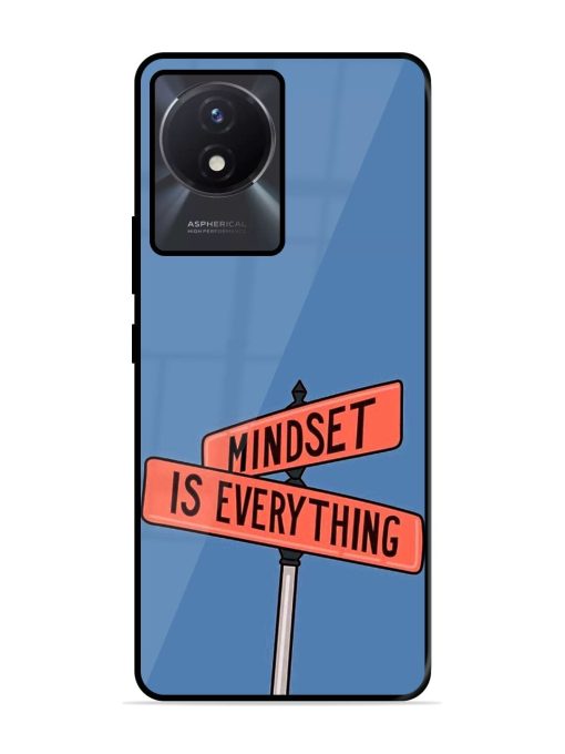 Mindset Matters Glossy Soft Edge Case for Vivo Y02T Chachhi