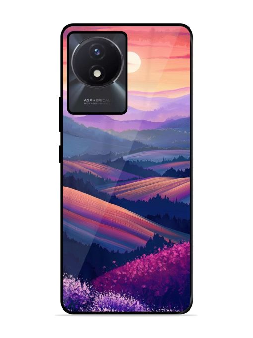 Twilight'S Embrace Glossy Soft Edge Case for Vivo Y02T Chachhi