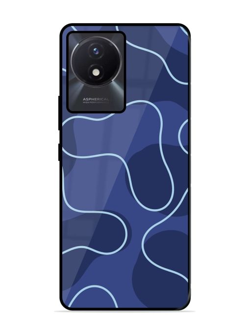 Midnight Maze Glossy Soft Edge Case for Vivo Y02T Chachhi