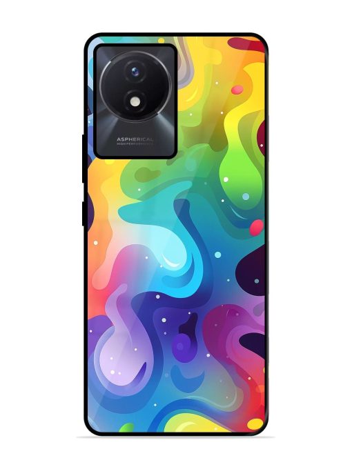 Rainbow River Glossy Soft Edge Case for Vivo Y02T Chachhi