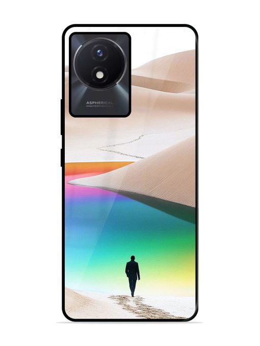 Desert Dreams Glossy Soft Edge Case for Vivo Y02T Chachhi