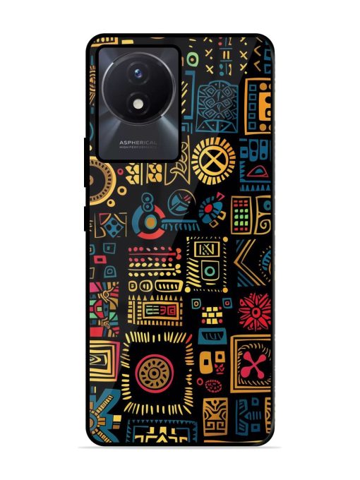 Tribal Tapestry Glossy Soft Edge Case for Vivo Y02T Chachhi