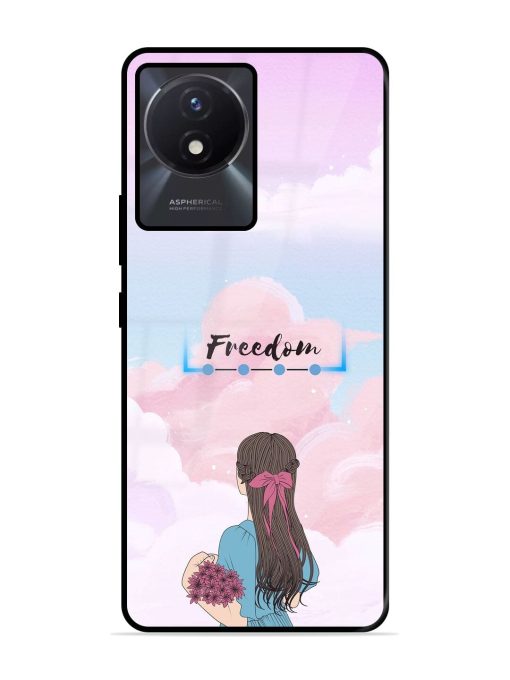 Skyward Dreams Glossy Soft Edge Case for Vivo Y02T Chachhi