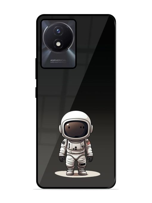 Neon Astronaut Glossy Soft Edge Case for Vivo Y02T Chachhi