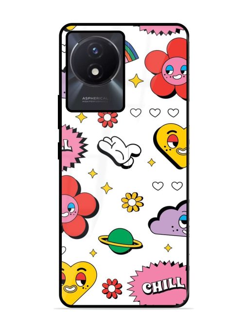 Whimsical Wonderland Glossy Soft Edge Case for Vivo Y02T Chachhi