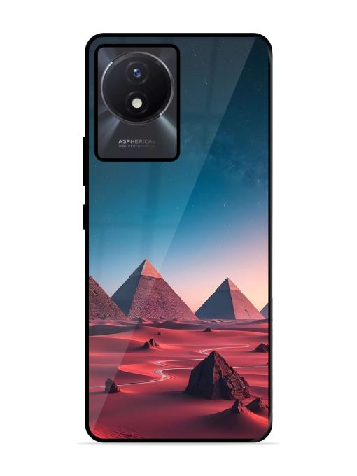 Ancient Wonders Sky Glossy Soft Edge Case for Vivo Y02T Chachhi