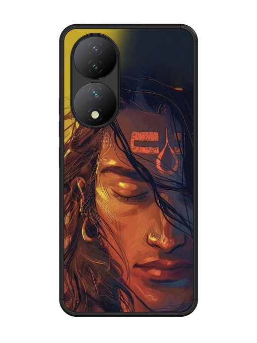 Tranquil Shiva Glossy Soft Edge Case for Vivo Y100 (5G) Chachhi