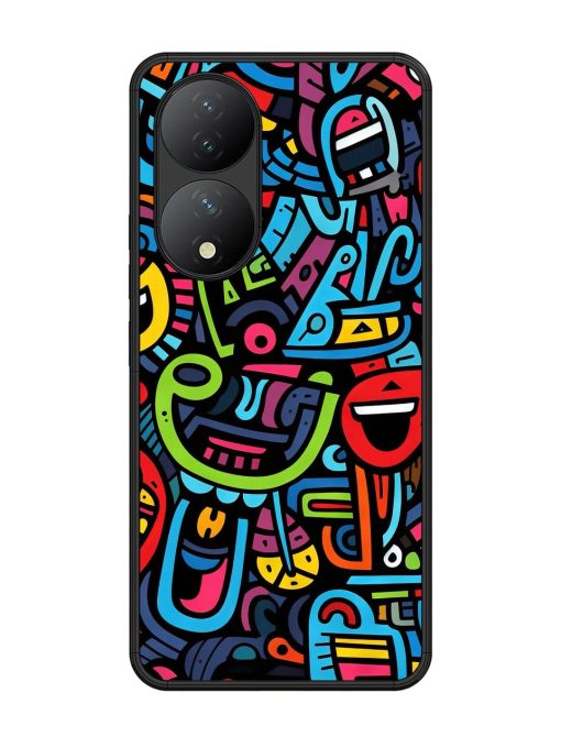 Doodlephoria Glossy Soft Edge Case for Vivo Y100 (5G) Chachhi