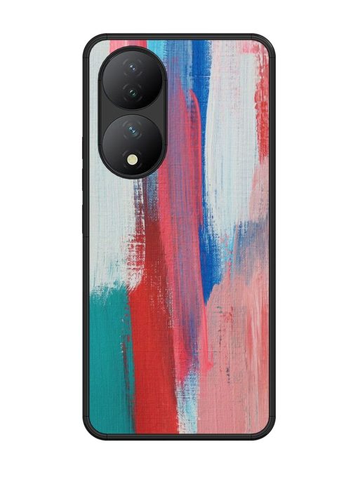 Colorful Chaos Glossy Soft Edge Case for Vivo Y100 (5G) Chachhi