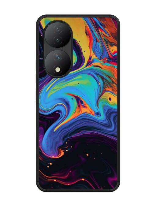 Liquid Dreamscape Glossy Soft Edge Case for Vivo Y100 (5G) Chachhi