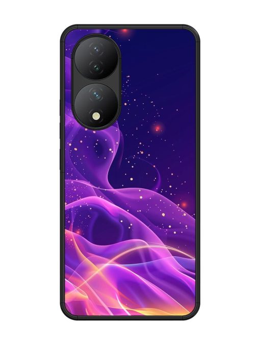 Cosmic Currents Glossy Soft Edge Case for Vivo Y100 (5G) Chachhi