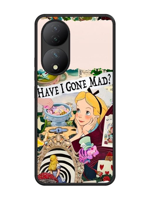 Mad Hatter'S Collage Glossy Soft Edge Case for Vivo Y100 (5G) Chachhi