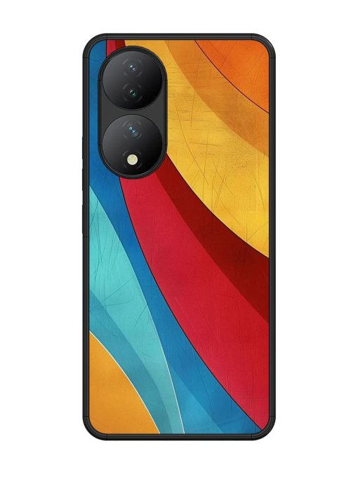 Curving Canvas Glossy Soft Edge Case for Vivo Y100 (5G) Chachhi