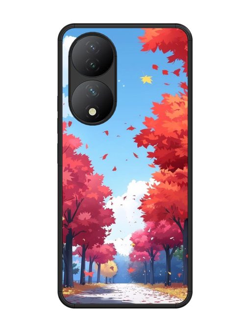 Autumn'S Embrace Glossy Soft Edge Case for Vivo Y100 (5G) Chachhi