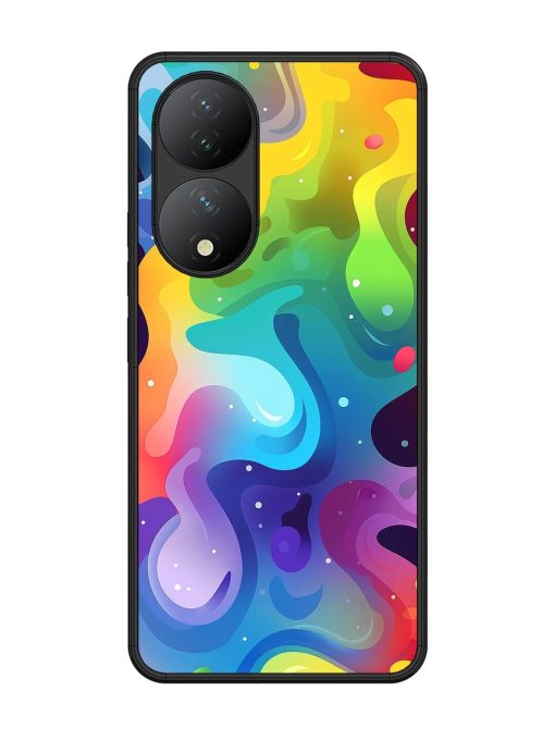 Rainbow River Glossy Soft Edge Case for Vivo Y100 (5G) Chachhi