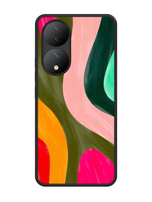 Wavy Wonder Glossy Soft Edge Case for Vivo Y100 (5G) Chachhi