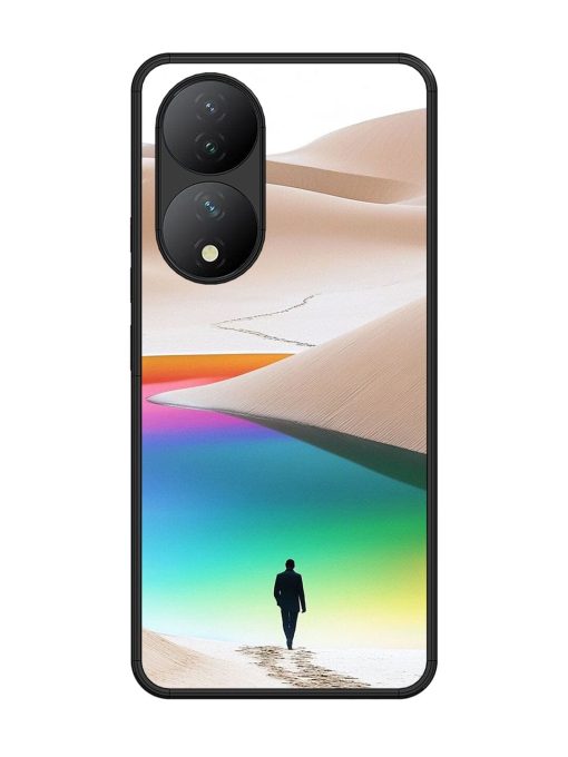 Desert Dreams Glossy Soft Edge Case for Vivo Y100 (5G) Chachhi