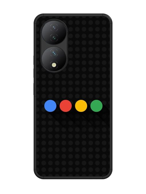 Google Dots Glossy Soft Edge Case for Vivo Y100 (5G)