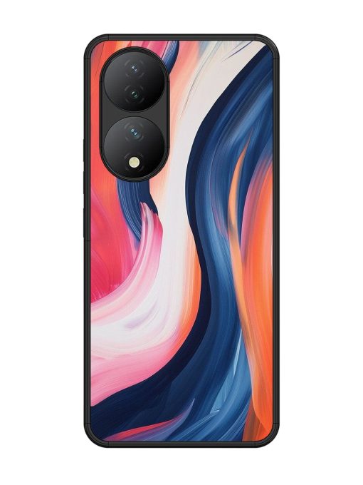 Whirling Hues Glossy Soft Edge Case for Vivo Y100 (5G) Chachhi