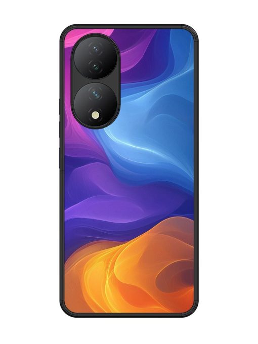 Cosmic Currents Glossy Soft Edge Case for Vivo Y100 (5G) Chachhi