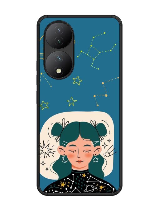 Cosmic Daydreamer Glossy Soft Edge Case for Vivo Y100 (5G) Chachhi