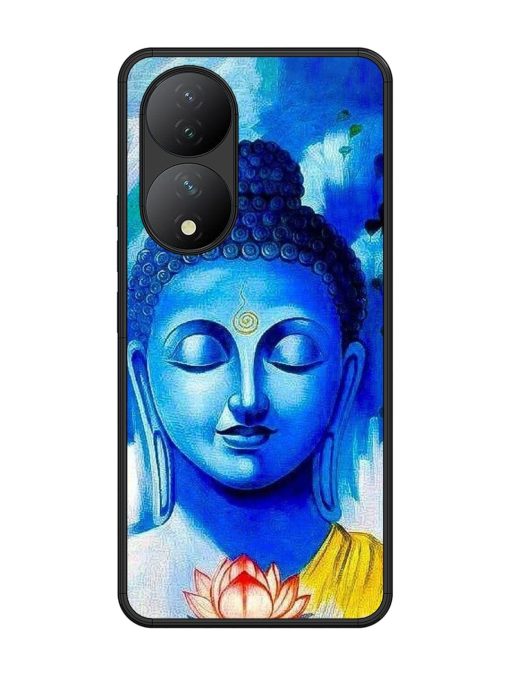 Serene Buddha With Lotus Glossy Soft Edge Case for Vivo Y100 (5G)