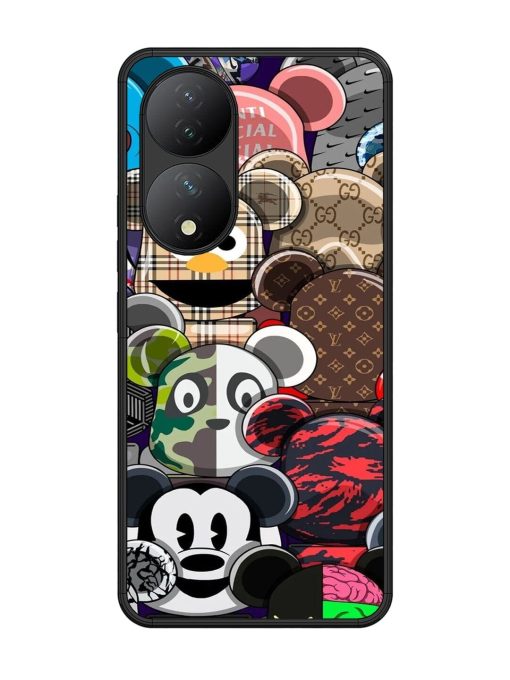 Streetwear Bearbrick Extravaganza Glossy Soft Edge Case for Vivo Y100 (5G) Chachhi