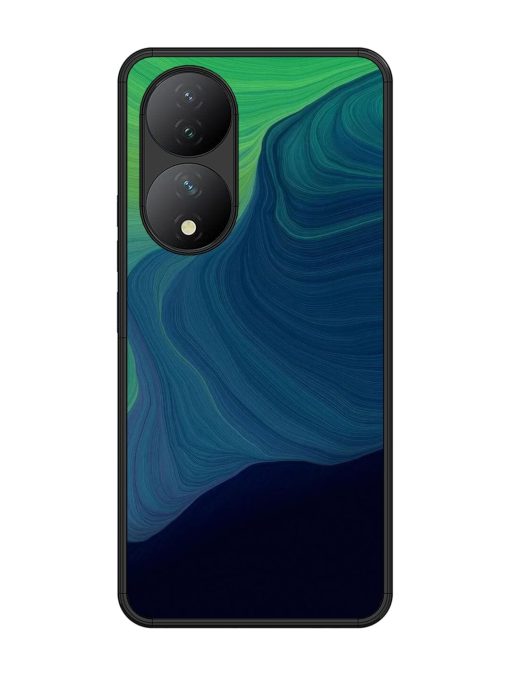 Oceanic Dreams Glossy Soft Edge Case for Vivo Y100 (5G) Chachhi