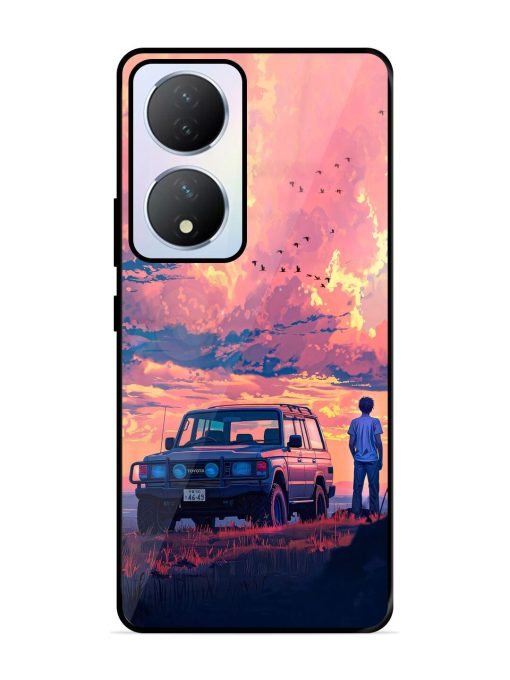 Solitude'S Horizon Glossy Soft Edge Case for Vivo Y100A (5G) Chachhi