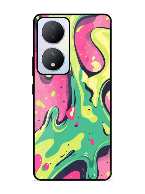 Gooey Grooves Glossy Soft Edge Case for Vivo Y100A (5G) Chachhi