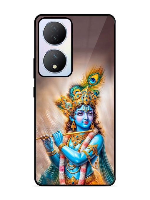 Divine Krishna Glossy Soft Edge Case for Vivo Y100A (5G) Chachhi