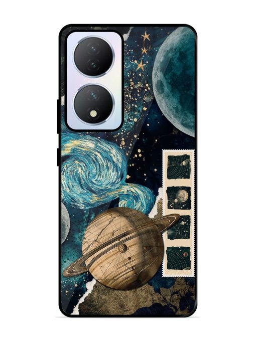 Celestial Tapestry Glossy Soft Edge Case for Vivo Y100A (5G) Chachhi