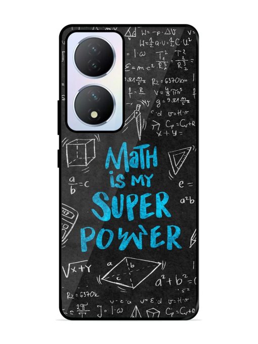 Math Magic Glossy Soft Edge Case for Vivo Y100A (5G) Chachhi