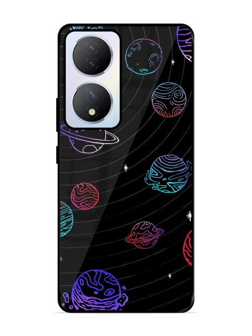 Cosmic Ballet Glossy Soft Edge Case for Vivo Y100A (5G) Chachhi