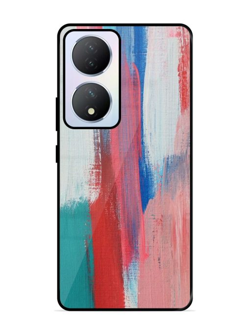 Colorful Chaos Glossy Soft Edge Case for Vivo Y100A (5G) Chachhi