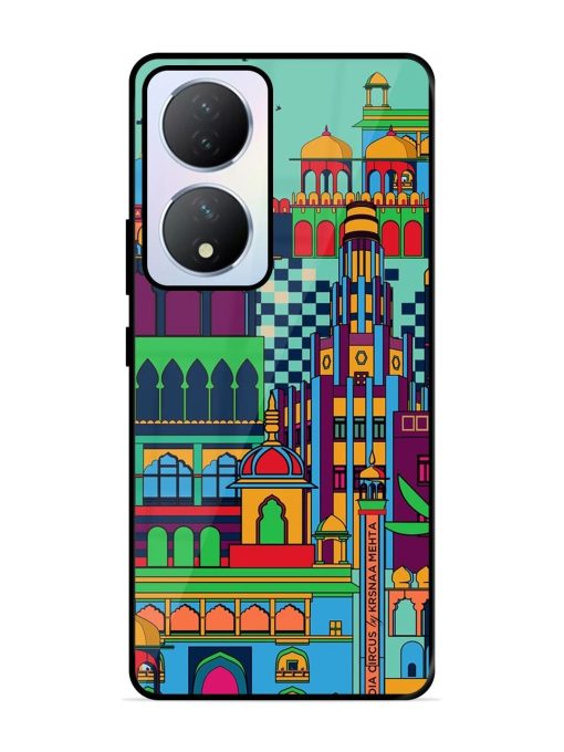 Indian Tapestry Glossy Soft Edge Case for Vivo Y100A (5G) Chachhi