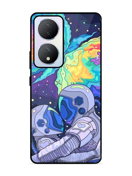 Cosmic Love Glossy Soft Edge Case for Vivo Y100A (5G) Chachhi