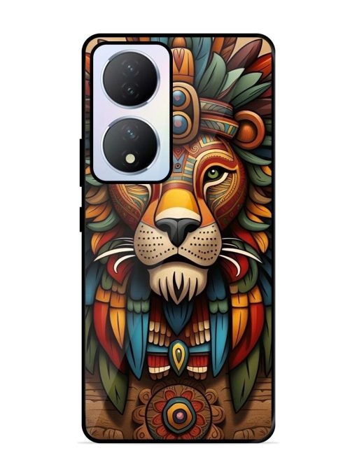 Aztec Majesty Glossy Soft Edge Case for Vivo Y100A (5G) Chachhi