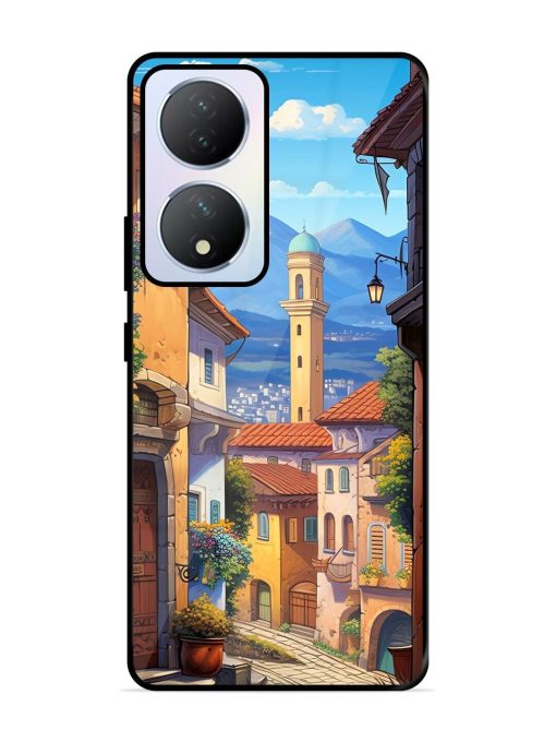 Tuscan Twilight Glossy Soft Edge Case for Vivo Y100A (5G) Chachhi