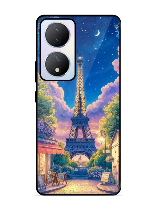 Twilight In Paris Glossy Soft Edge Case for Vivo Y100A (5G) Chachhi