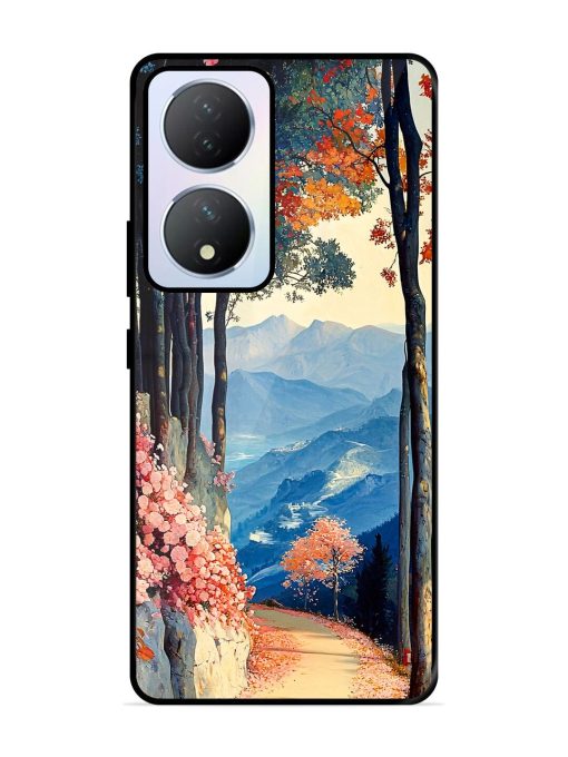 Mountainside Serenity Glossy Soft Edge Case for Vivo Y100A (5G) Chachhi