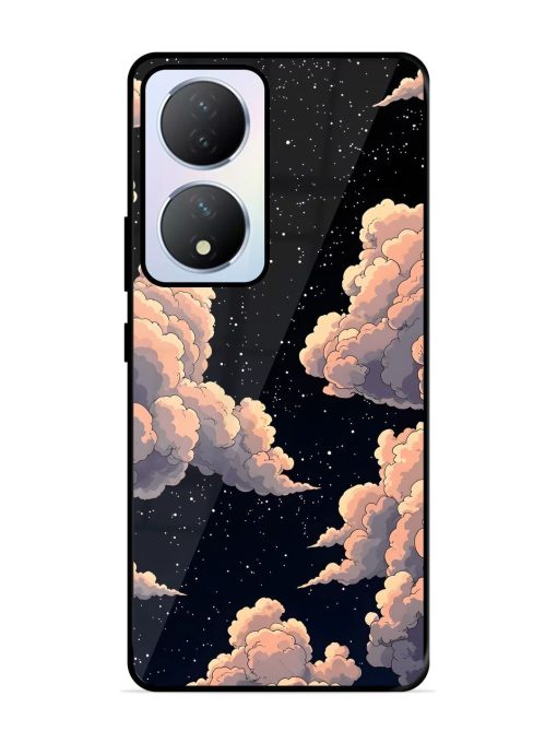 Starry Night Dreams Glossy Soft Edge Case for Vivo Y100A (5G) Chachhi