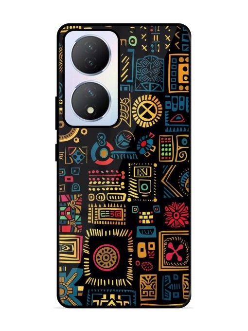 Tribal Tapestry Glossy Soft Edge Case for Vivo Y100A (5G) Chachhi