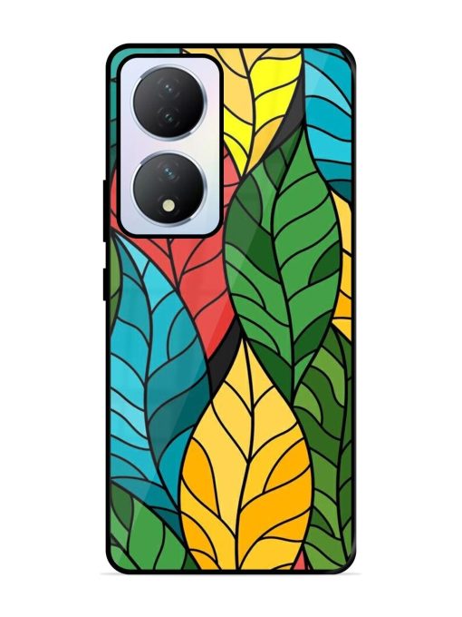 Foliage Fiesta Glossy Soft Edge Case for Vivo Y100A (5G) Chachhi