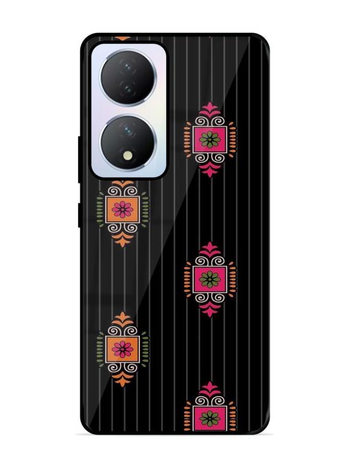 Ornate Elegance Glossy Soft Edge Case for Vivo Y100A (5G) Chachhi