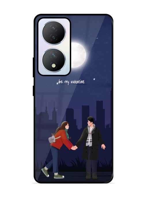 Moonlight Proposal Glossy Soft Edge Case for Vivo Y100A (5G) Chachhi